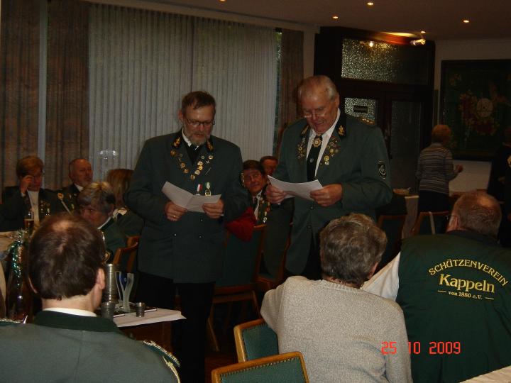 Freundschaftsschießen mit Rahlstedt 2009
